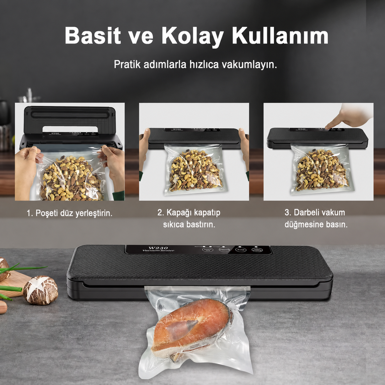 Ovetro FreshSeal W230 kullanım adımları